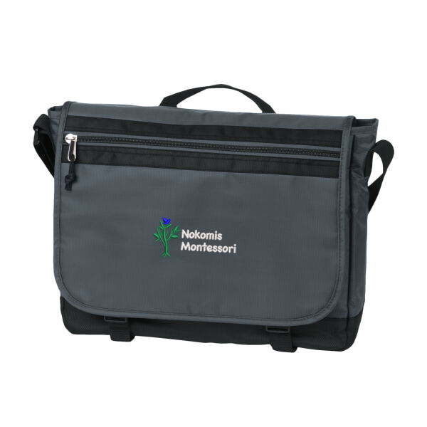 Port Authority® Nailhead Messenger - Embroidered Logo Thumbnail