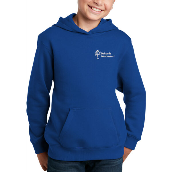 Sport-Tek® Youth Pullover Hooded Sweatshirt - Embroidered Logo Thumbnail