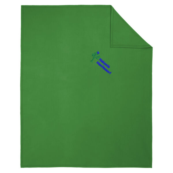 Port Authority® Core Fleece Blanket - Embroidered Logo Thumbnail