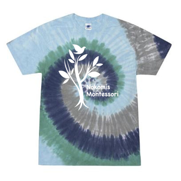 Colortone - Youth Multi-Color Tie-Dyed T-Shirt - Printed Logo Thumbnail