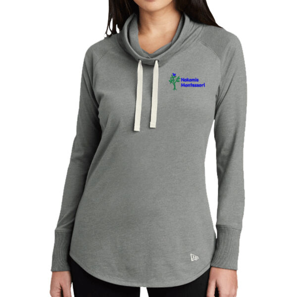 New Era ® Ladies Sueded Cotton Blend Cowl Tee - Embroidered Logo Thumbnail