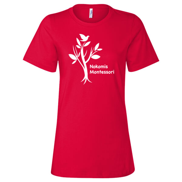 BELLA + CANVAS - Women’s Relaxed Jersey Tee - Printed Logo Thumbnail