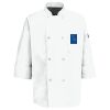 Button Chef Coat with Thermometer Pocket Thumbnail