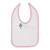 Infant Contrast Trim Premium Jersey Bib Thumbnail