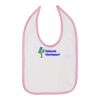 Infant Contrast Trim Premium Jersey Bib Thumbnail