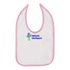 Infant Contrast Trim Premium Jersey Bib Thumbnail