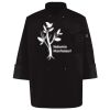 Ten Pearl Button Black Chef Coat Thumbnail